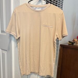 Denim & Flower Beige Short Sleeve Tee